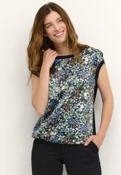Kaffe BPGARDINA PRINTED BLOUSE SHORT SLEEVES - Pusero