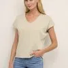 Kaffe KARAHIMA V-NECK - T-paita
