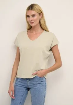 Kaffe KARAHIMA V-NECK - T-paita