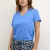 Kaffe KAMARIN V NECK - T-paita